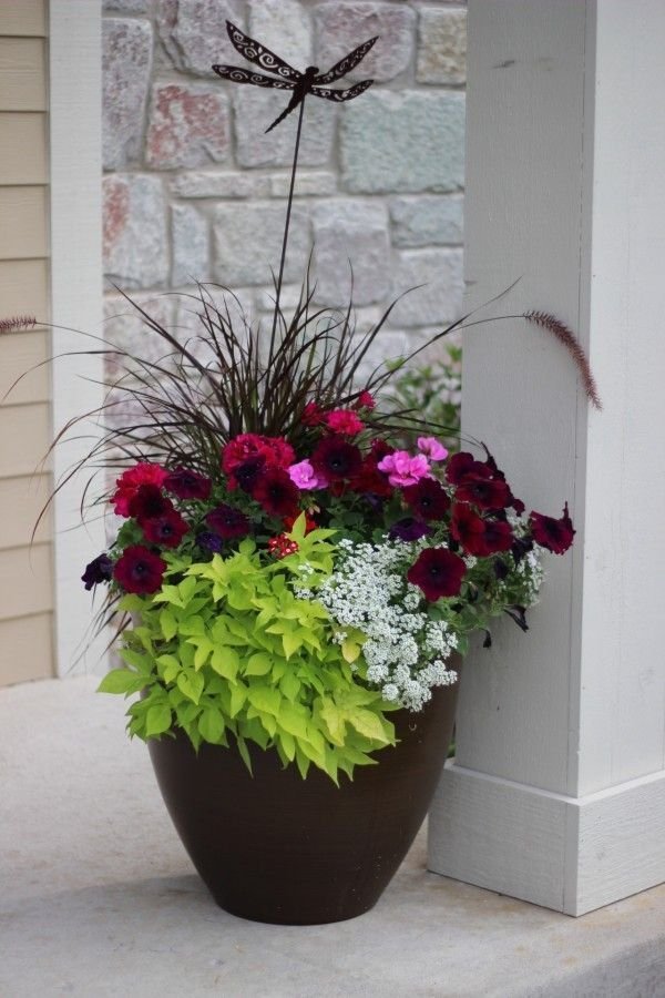 Flower Pot Arrangements Outdoor