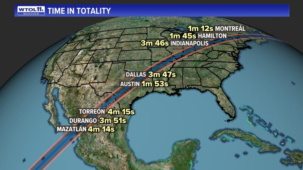 North American Cities In Solar Eclipse Path 2024